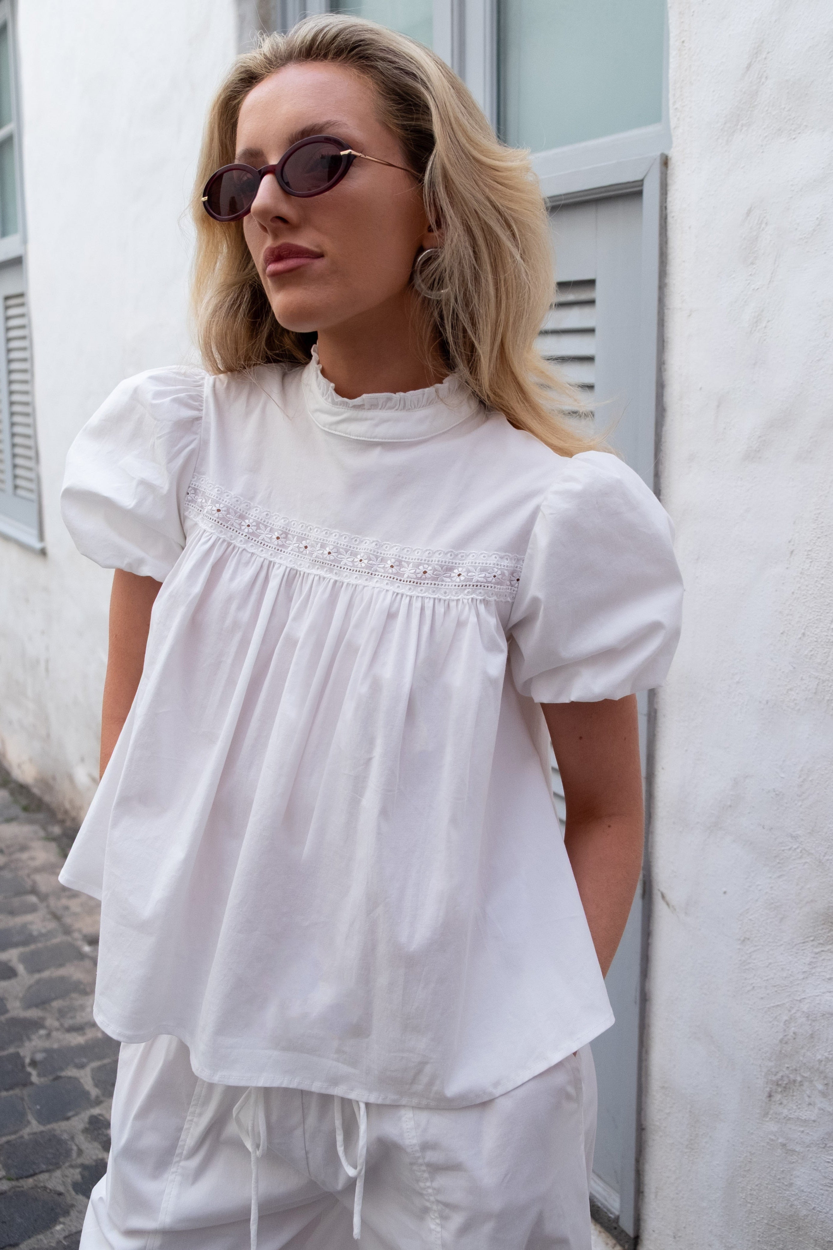 Emma Jean x Daisy St. White Smock Blouse – Daisy Street