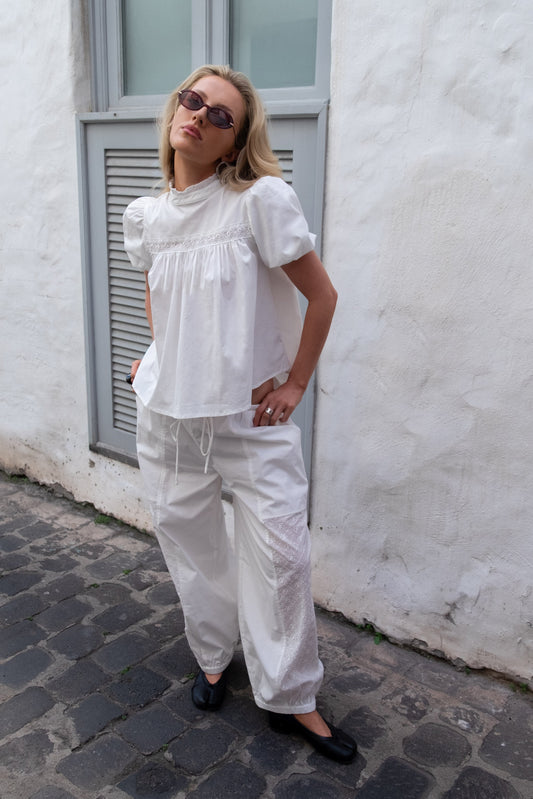 Emma Jean x Daisy St. White Smock Blouse