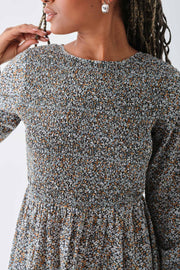 Daisy Street Shirred Alexis Mini Smock Dress