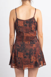 Daisy Street Paisyley Printed Chiffon Cami Dress