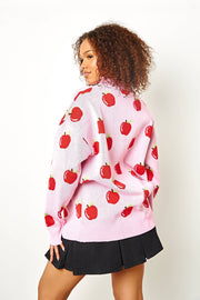 Daisy Street Apple Knitted Jumper