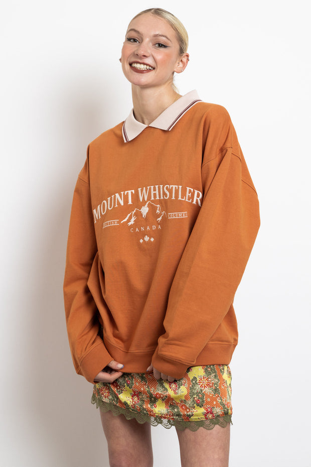 Daisy Street Mount Whistler Embroidered Sweater