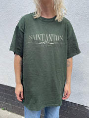 Daisy Street Relaxed T-Shirt with Saint Anton Graphic