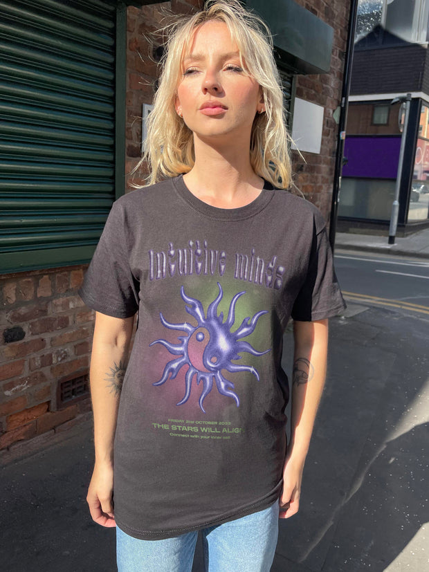 Daisy Street Relaxed T-Shirt with Intuitive Minds Graphic