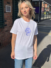 Daisy Street Relaxed T-Shirt with Mystic Snakes Graphic