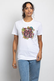 Daisy Street Relaxed T-Shirt with Love Print