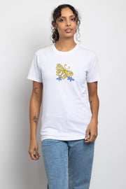 Daisy Street Relaxed T-Shirt with Social Butterfly Print