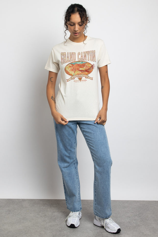Daisy Street Relaxed T-Shirt with Grand Canyon Print