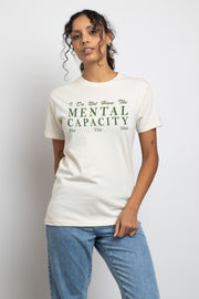 Daisy Street Relaxed T-Shirt with Mental Capacity Print