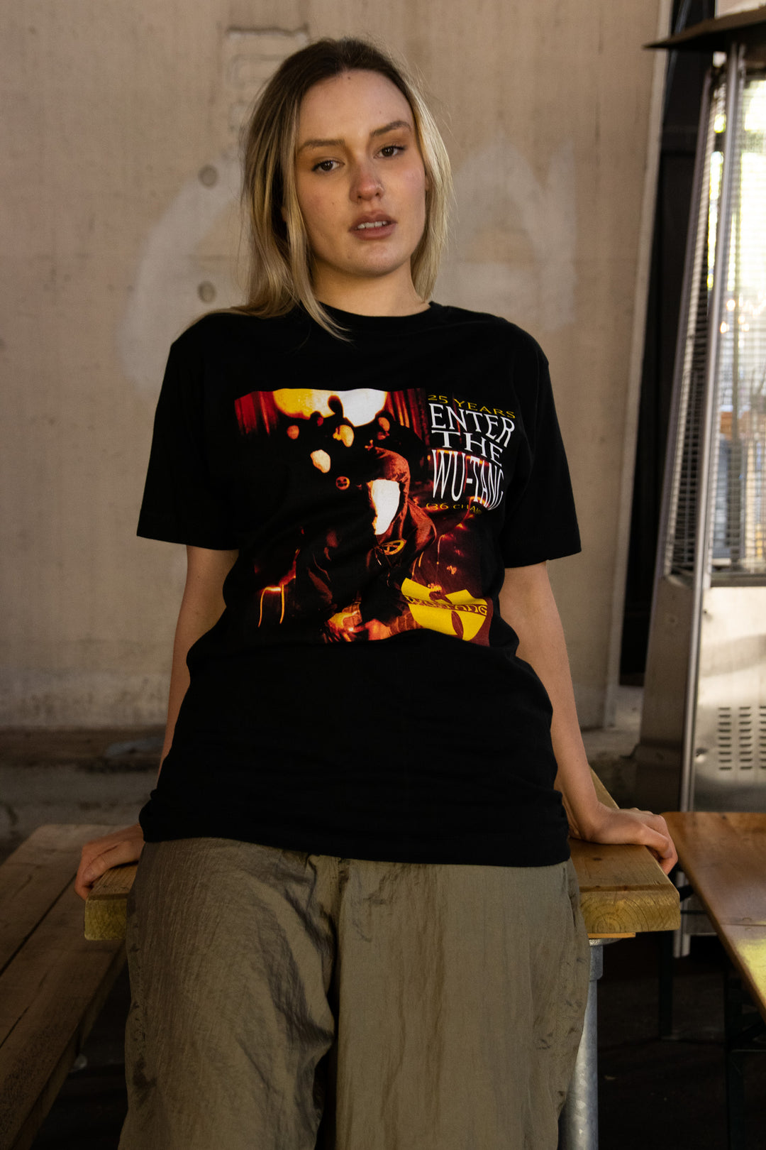 Daisy Street Relaxed T-Shirt with Wu-Tang Clan Print