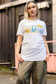 Daisy Street Relaxed T-Shirt with Nirvana All Apologies Print