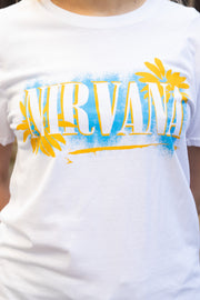 Daisy Street Relaxed T-Shirt with Nirvana All Apologies Print