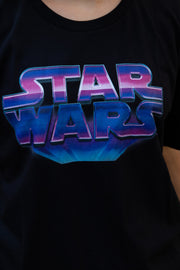Daisy Street Relaxed T-Shirt with Star Wars Logo Print