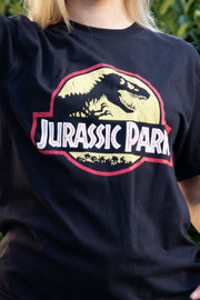 Daisy Street Relaxed T-Shirt with Jurassic Park Print
