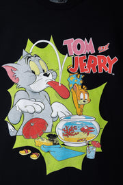 DSTRCT Relaxed T-Shirt with Tom & Jerry Print