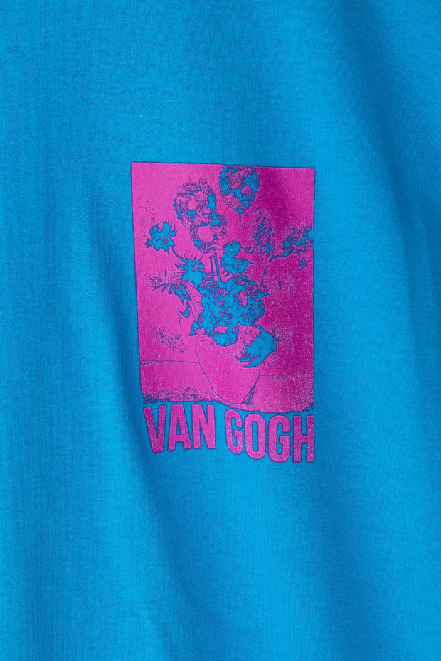 DSTRCT Relaxed T-Shirt with Van Gogh Sunflower Print