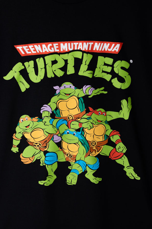 DSTRCT Relaxed T-Shirt with Teenage Mutant Ninja Turtles Print