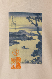 DSTRCT Relaxed T-Shirt with Hokusai Print
