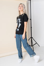 Daisy Street Relaxed T-Shirt with Prince Parade Print