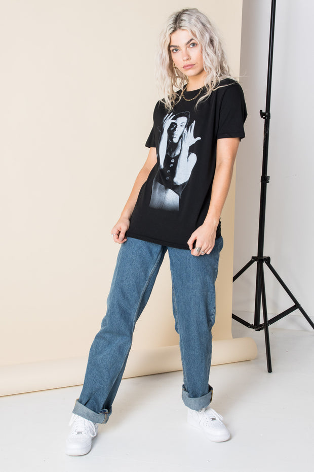 Daisy Street Relaxed T-Shirt with Prince Parade Print