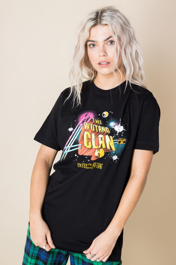 Daisy Street Relaxed T-Shirt with Wu-Tang Clan Print