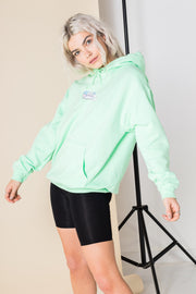 Daisy Street Oversized Hoodie with Cute as F*ck Print