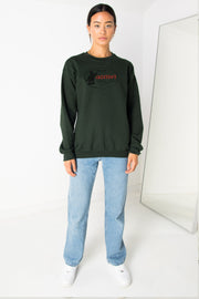 Daisy Street Relaxed Sweatshirt With Surf Shop Print