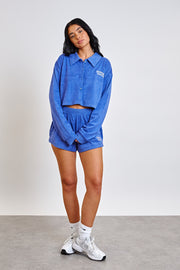 Daisy Street Cropped Towelling Shirt